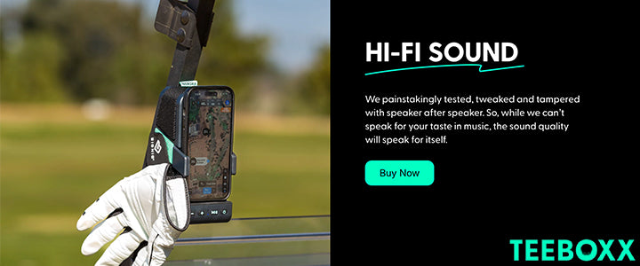 TeeBoxx - 3-in-1 Magnetic Smart Cart Hub & Golf Speaker